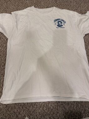 SLOPPY JOE'S Key West Men's Short-Sleeve Logo Tee in White